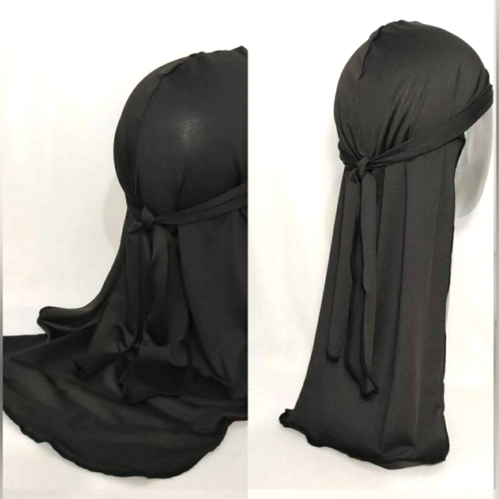 Long-tail headwrap beanies cap stretchable straps for Men/Women - Durag (Duran)